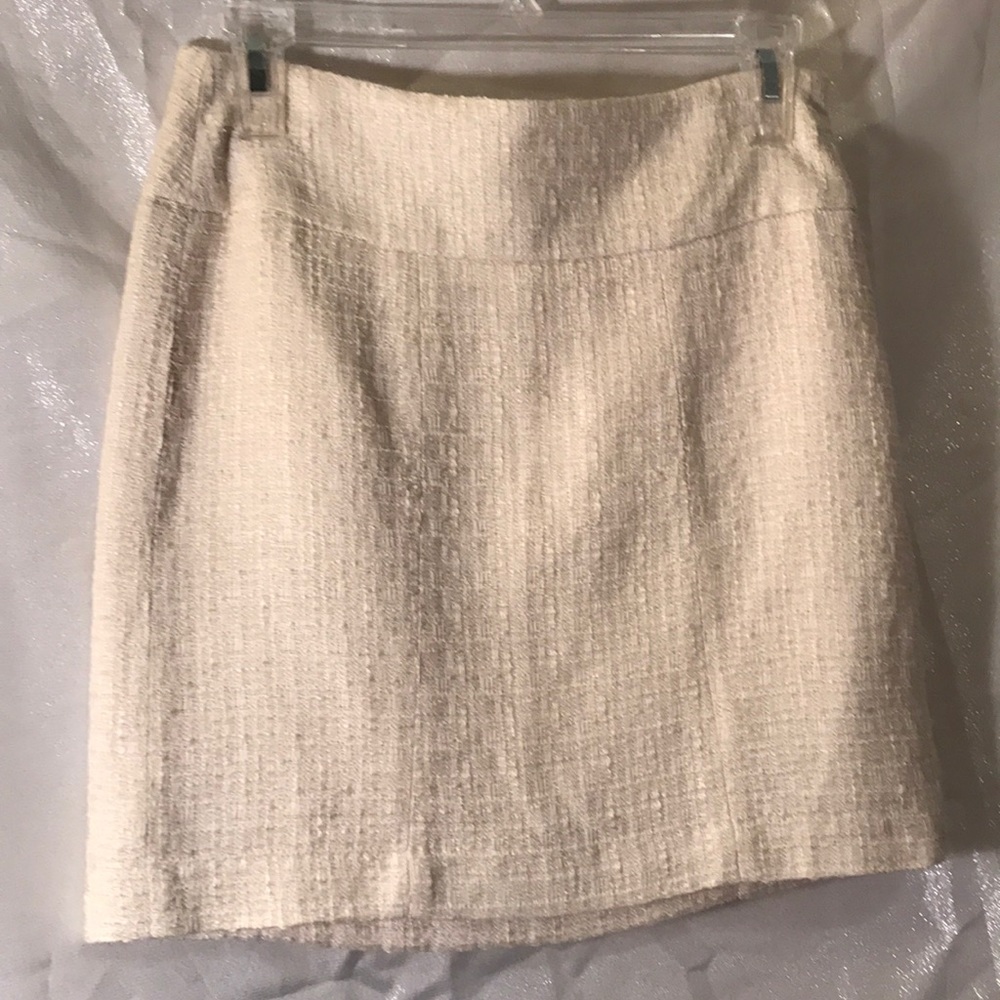 Cream skirt